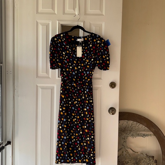 NEW W TAGS RIHOAS SM Colorful Polka Dot Dress - Picture 4 of 6
